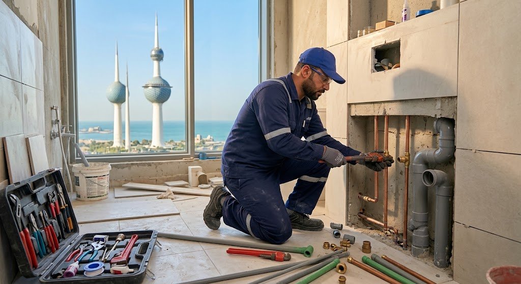 سباك صحي الرميثية بالكويت لتقديم أفضل خدمات السباكة وتأسيس الأدوات الصحية باحترافية